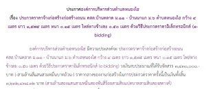 ประกาศองค์การบริหารส่วนตำบลหนองไฮ เรื่อง ประกวดราคาจ้างก่อสร้างก่อสร้างถนน